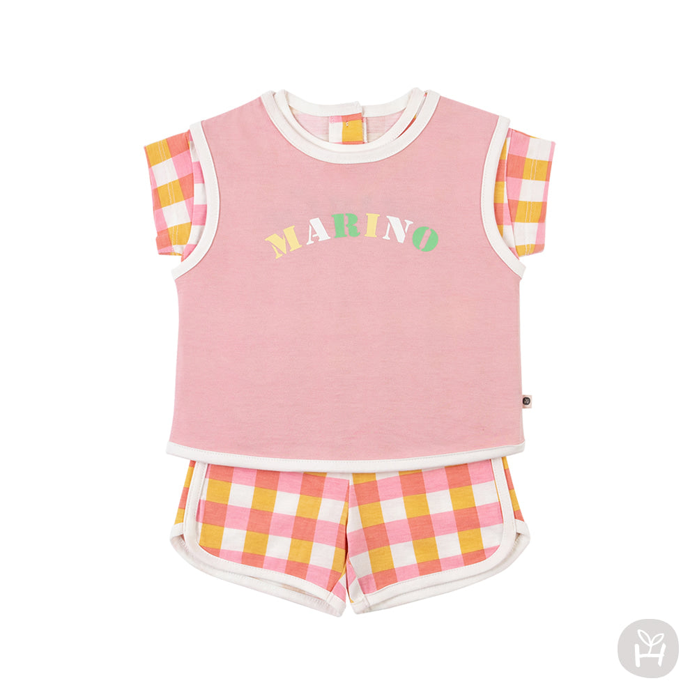 Marino 3pcs Set-Up Pink