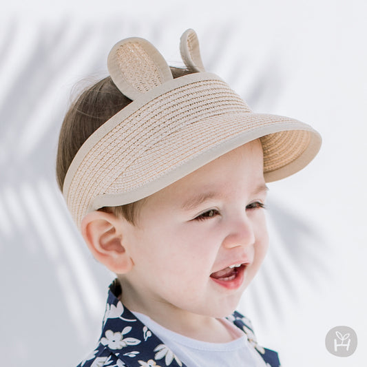 Rabbit Straw Sun Cap