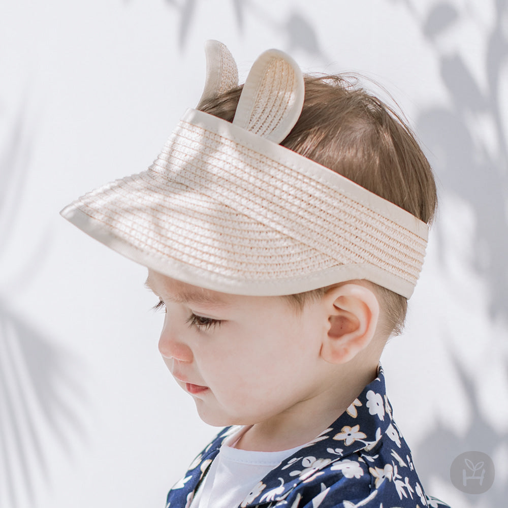 Rabbit Straw Sun Cap