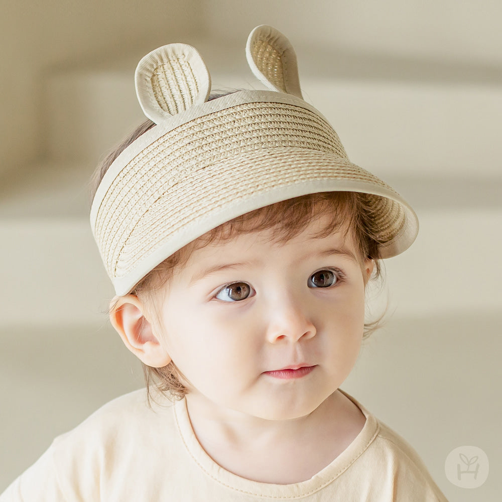 Rabbit Straw Sun Cap